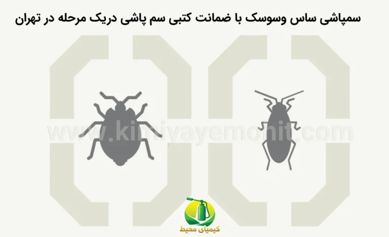 سمپاشی ساس و سوسک